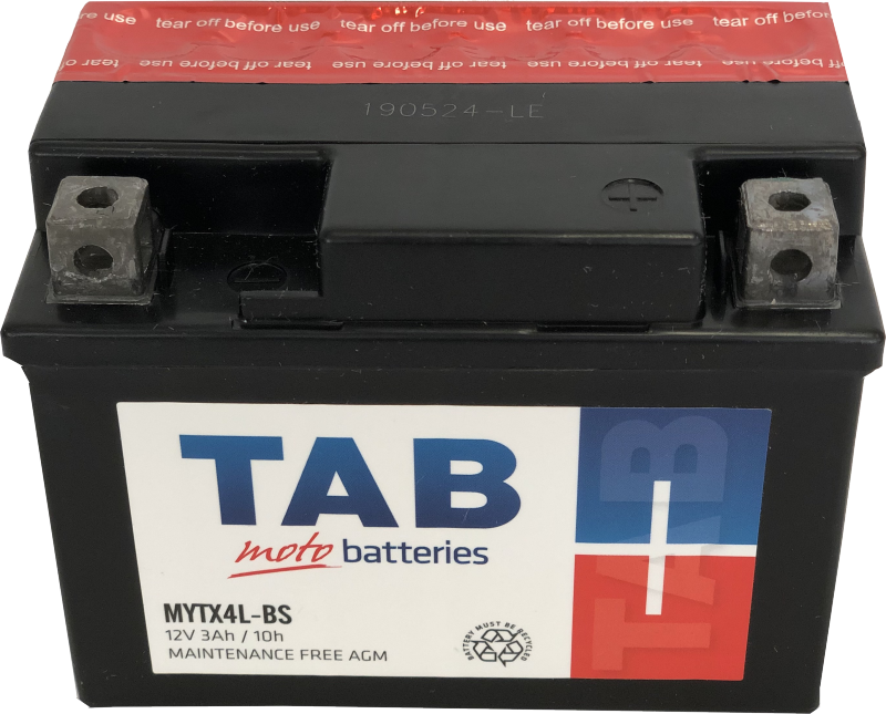MOTORCYCLE TAB AGM BATTERIES