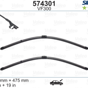 VALEO SILENCIO VALYTUVAI MAZDA, VW FLAT BLADE