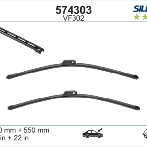 VALEO SILENCIO VALYTUVAI AUDI, SEAT FLAT BLADE