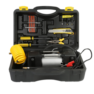 DIGITAL ELECTRIC CAR PUMP AND TYRE REPAIR KIT