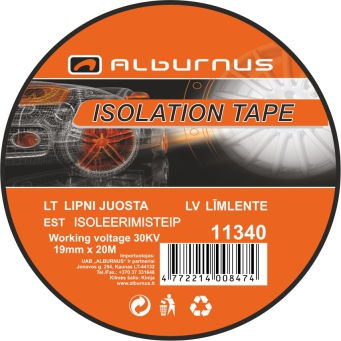 ADHESIVE TAPE (INSULATION) 19MMX20M 10PCS