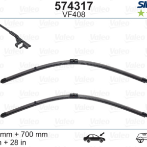VALEO SILENCIO WIPERS FOR CITROEN, MERCEDES-BENZ, PEUGEOT 407 FLAT BLADE