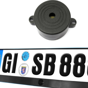 NUMBER PLATE FRAME WITH 3 PARKING SENSORS