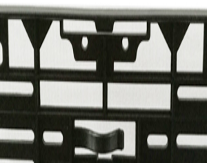 NUMBER PLATE FRAME WITH 2 PARKING SENSORS AND CAMERA