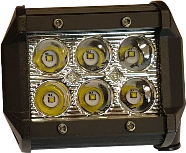 ДОПОЛНИТЕЛЬНАЯ ЛАМПА 18W 6LED 9-30V