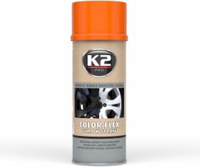 GUMUOTI DAŽAI JUODI BLIZGUS "COLOR FLEX" K2 400ML