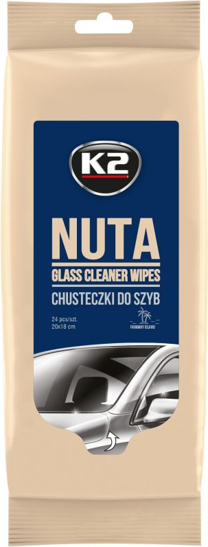 K2 NUTA WET WIPES FOR GLASS