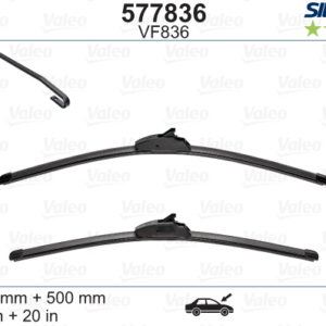 VALEO SILENCIO VALYTUVAI BMW, LAND ROVER FLAT BLADE