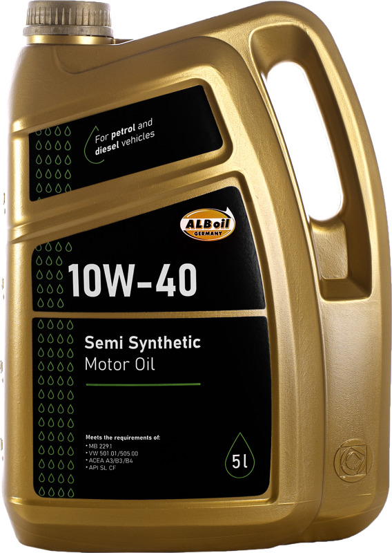 10W-40 ПОЛУСИНТЕТИЧЕСКОЕ. УНИВЕРСАЛ 5 Л