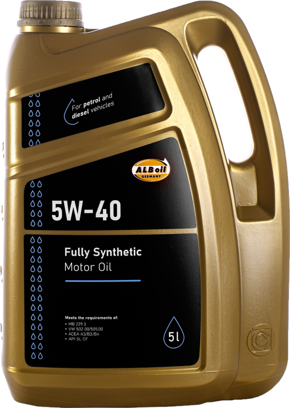 5W-40 FULL SYNTHETIC. UNIVERSAL 5L