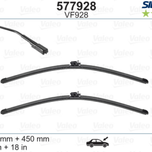 VALEO SILENCIO WIPERS MERCEDES-BENZ FLAT BLADE