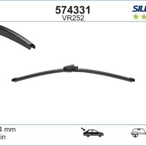 VALEO SILENCIO WIPERS SKODA, VW TYL