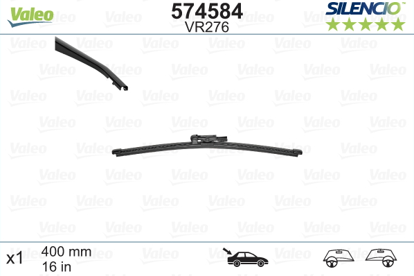 VALEO SILENCIO VALYTUVAI FIAT, MERCEDES-BENZ, OPEL, PORSCHE TYL