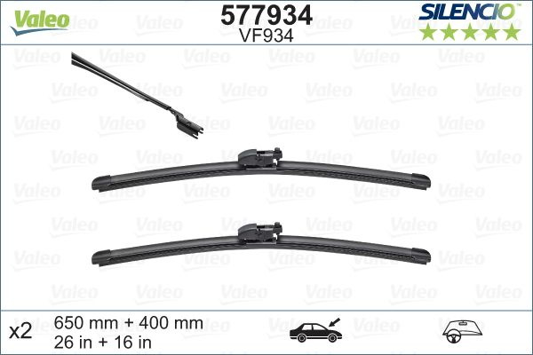 VALEO SILENCIO VALYTUVAI FB OE LHD VF934 KIT