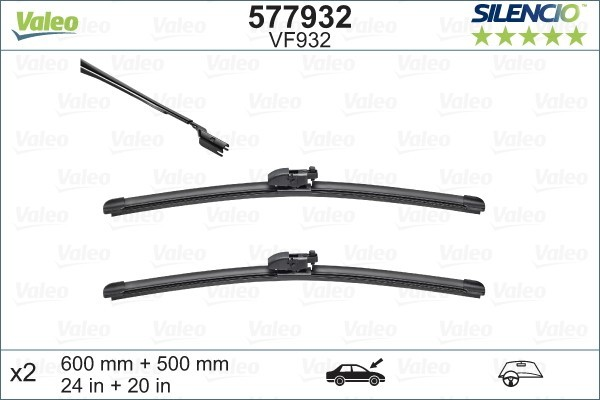 VALEO SILENCIO VALYTUVAI FB OE LHD VF932 KIT