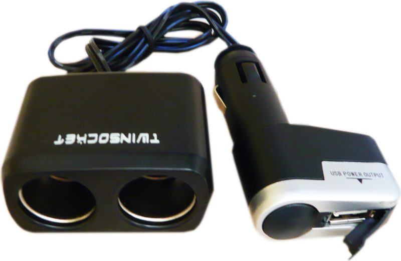 РАЗВЕТВИТЕЛЬ 2 ГНЕЗДА 12V USB