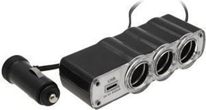 SPLITTER 3 PESA 12V USB 1A