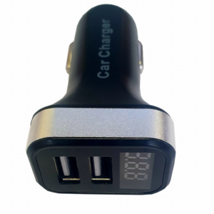 ĮKROVIKLIS SU 2 USB 12V-24V 2.1A + 1A IR SROVĖS INDIKATORIUMI