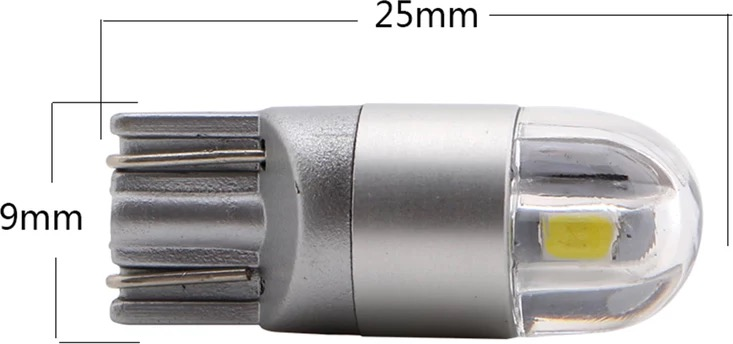 ЛАМПЫ W5W T10 LED 2SMD 24V (2ШТ)