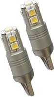 LEMPUTĖS W5W T10 LED 10SMD CANBUS 12V (2VNT)