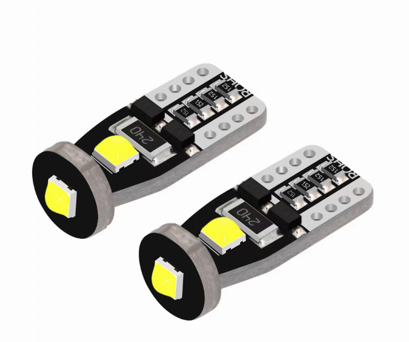 LEMPUTĖS W5W T10 LED 3SMD CANBUS 12V (2VNT)