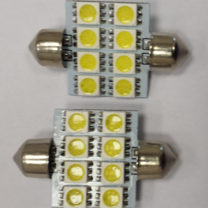 LEMPUTĖS C5W T11 LED 8SMD 36MM 12V (2VNT)