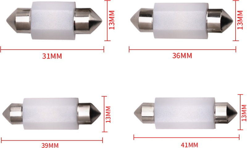 LAMBID C5W T11 LED 2SMD 36MM CANBUS 24V (2TK)