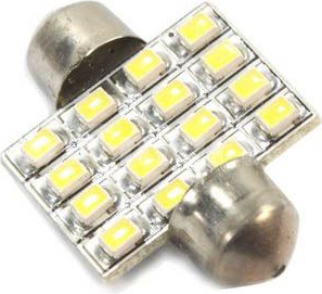 LEMPUTĖS C5W T11 LED 16SMD 31MM 12V (2VNT)