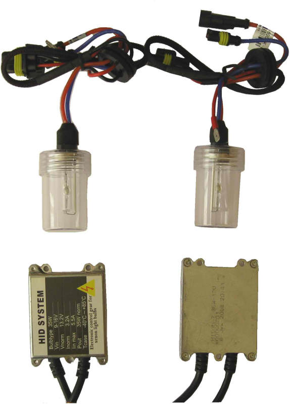 XENON H4 LEMPUČIŲ SISTEMA HID