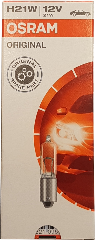 OSRAM LAMBID H21W 12V BAY9S 5XFS10 1A