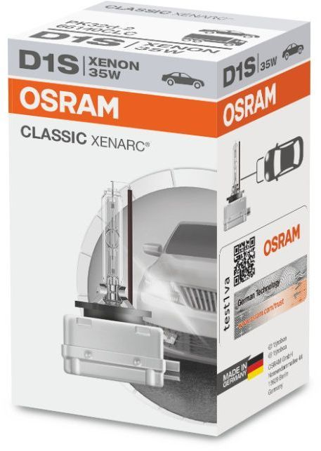 OSRAM SPULDZES D1S 35W PK32D-2 10X1