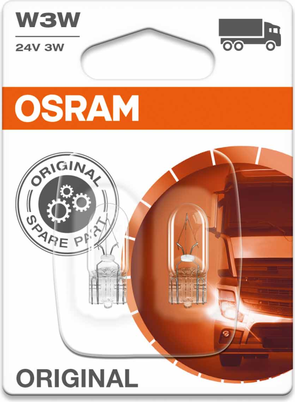 OSRAM LEMPUTĖS 02B 3W 24V W2.1X9,5D