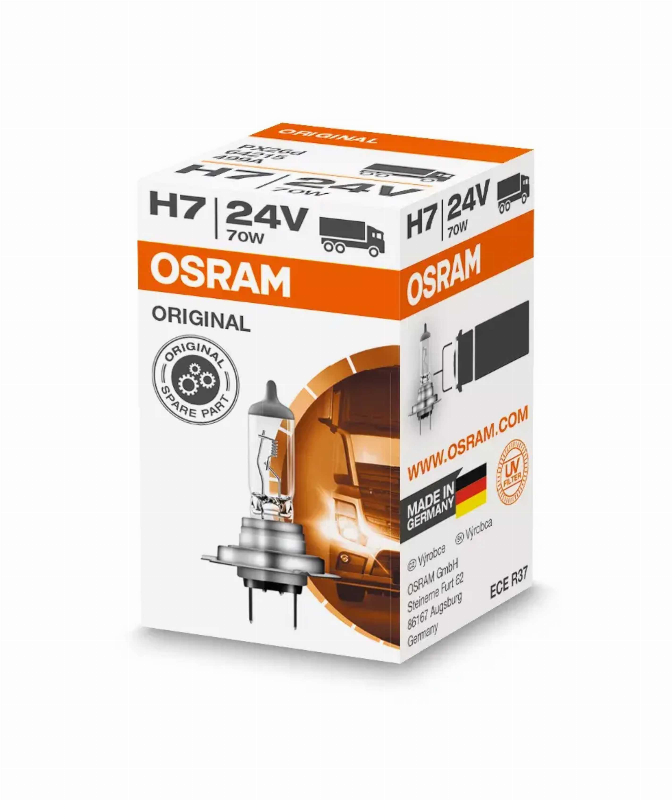 OSRAM LEMPUTĖS H7 70W 24V PX26D