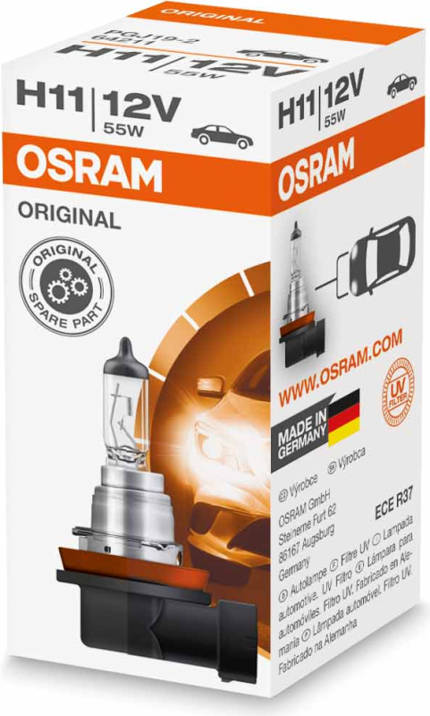 OSRAM LEMPUTĖS H11 55W 12V