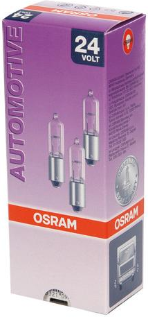 OSRAM LEMPUTĖS H21W 24V BAY9S 5XFS10