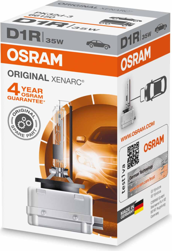 OSRAM SPULDZES D1R 35W PK32D-3 4X1 1A