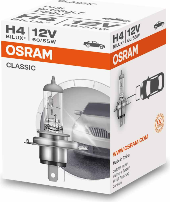 OSRAM LAMBID CLASSIC H4 HCB 60/55W 12V P43T
