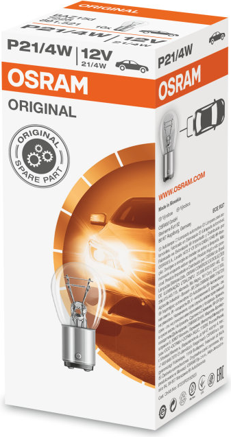 ЛАМПЫ OSRAM 21/4W 12V BAZ15D 5XFS10 1A