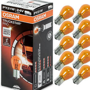 OSRAM LAMBID PY21W 24V BAU15S