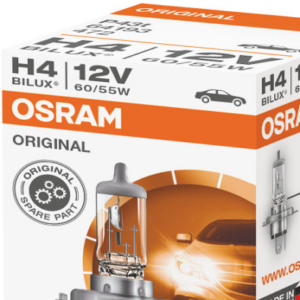 OSRAM LEMPUTĖS H4 60/55W BILUX 12V P43T