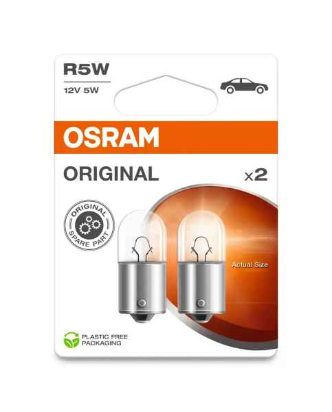 ЛАМПЫ OSRAM R5W 12V BA15S