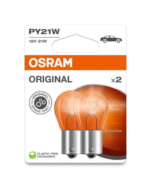 ЛАМПЫ OSRAM PY21W 12V BAU15S