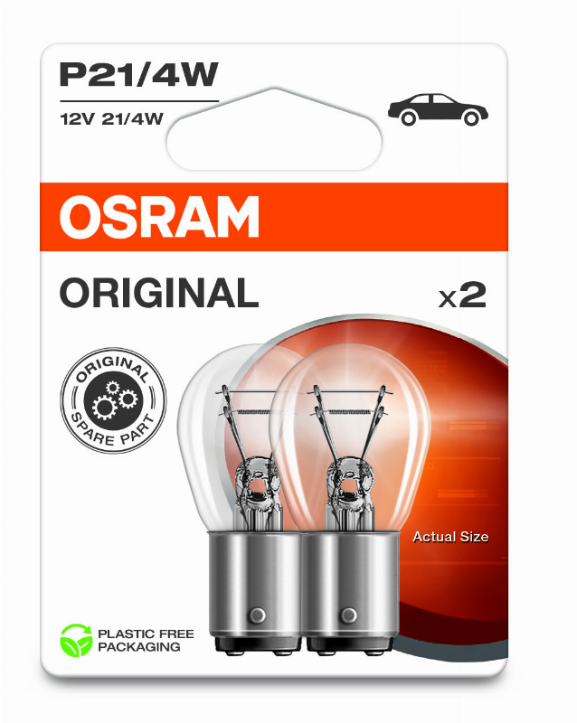 OSRAM LAMBID P21/4W 12V BAZ15D