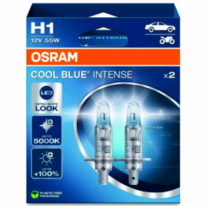 OSRAM LEMPUTĖS H1 55W 12V P14.5S COOL BLUE INTENSE +100%