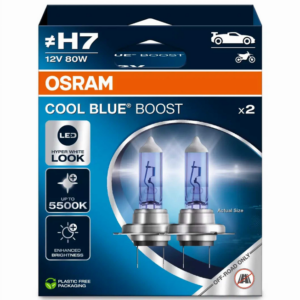 OSRAM LEMPUTĖS H7 80W 12V COOL BLUE BOOST