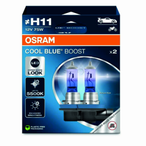 OSRAM SPULDZE H11 75 W 12 V PGJ19-2 COOL BLUE BOOST