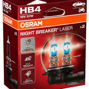 OSRAM SPULDE HB4 51 W 12 V P22D +150% NIGHT BREAKER LASER