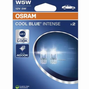 OSRAM LEMPUTĖS W5W 12V W2,1X9,5D COOL BLUE INTENSE