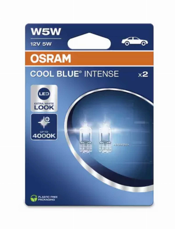 OSRAM ЛАМПЫ W5W 12V W2,1X9,5D ХОЛОДНЫЙ СИНИЙ ИНТЕНСИВНЫЙ