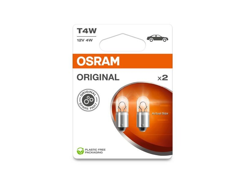 ЛАМПЫ OSRAM T4W 12V 4W BA9S